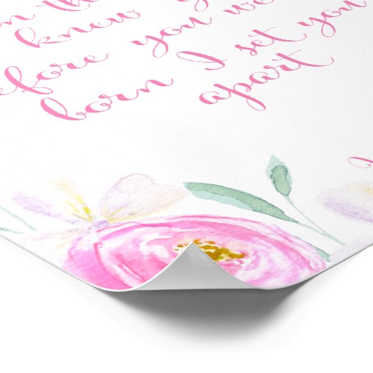 私が胎内であなたを形成する前に、私はあなたを知っていた – verse ポスター (角)