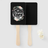 私が自分の友人を数える賛美と ハンドファン (正面&裏面)