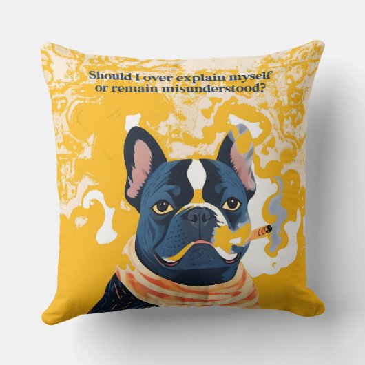 私が自分の説明を終えれば クッション (裏面)