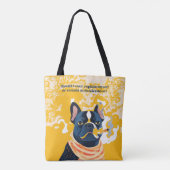 私が自分の説明を終えれば トートバッグ (裏面)