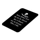 私が自分自身である時はいつも困る マグネット (左側)