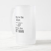 私が花婿介添人 フロストグラスビールジョッキ (正面左)