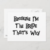 私が花嫁だから ポストカード (正面/裏面)