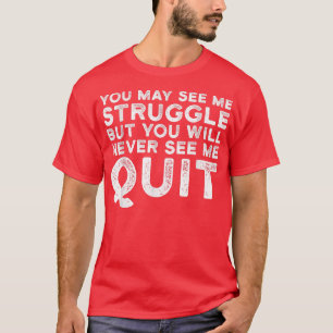 私が苦しんでいるのを見るかもしれないモチベーションフィットネスジムWor Tシャツ