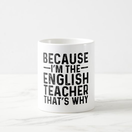 私が英語の先生だから コーヒーマグカップ (中央)