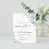 私が行う前に何か青いフローラブライダルシャワー (スタンド正面)