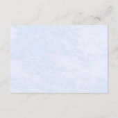 私が行う前に何か青いブライダルシャワー アドバイスカード (裏面)