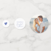 私が行う前に何か青いブライダルシャワー コンフェッティ (裏面)