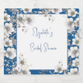 私が行う前に何か青いブライダルシャワー スパークリングワインラベル (シングルラベル)