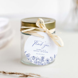 私が行う前に何か青いブライダルシャワー フェイバータグ