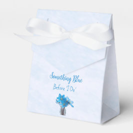 私が行う前に何か青いブライダルシャワー フェイバーボックス