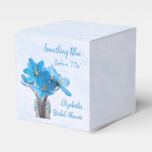 私が行う前に何か青いブライダルシャワー