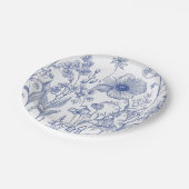 私が行う前に何か青いブライダルシャワー ペーパープレート (アングル)