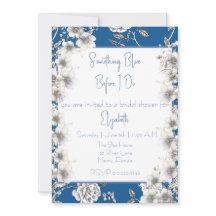 私が行う前に何か青いブライダルシャワー