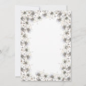 私が行う前に何か青いブライダルシャワー 招待状 (裏面)