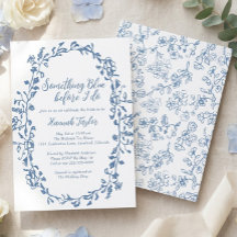 私が行う前に何か青いブライダルシャワー