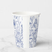 私が行う前に何か青いブライダルシャワー 紙コップ (右)