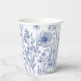 私が行う前に何か青いブライダルシャワー 紙コップ