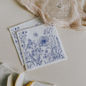 私が行う前に何か青 スタンダードカクテルナプキン