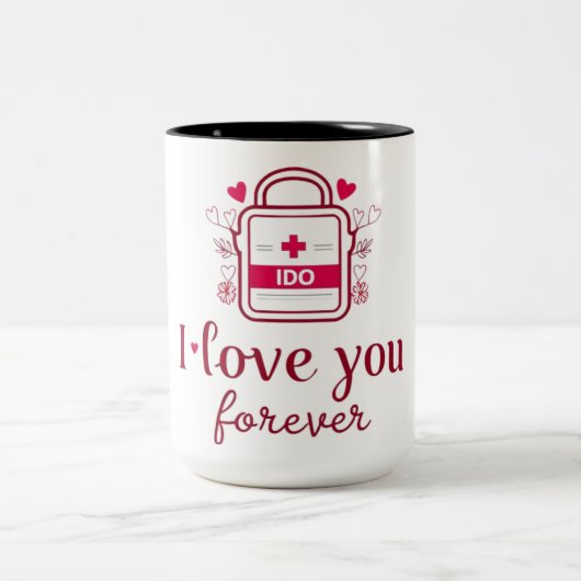 私が行う ツートーンマグカップ (中央)