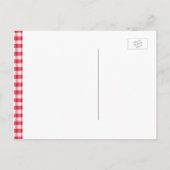 私が行う | BBQ |婚約招待状QRコード インビテーションポストカード (裏面)