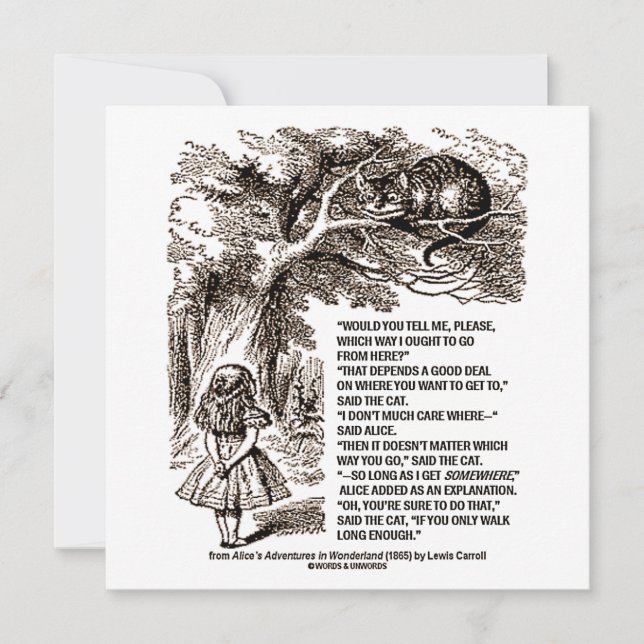 私が行くべきワンダーランド引用文 (正面)