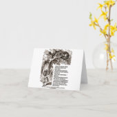 私が行くべきワンダーランド引用文 カード (黄色い花)