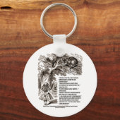 私が行くべきワンダーランド引用文 キーホルダー (正面)