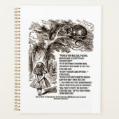 私が行くべきワンダーランド引用文 プランナー手帳 (正面)