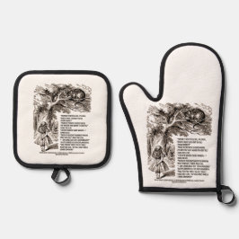 私が行くべきワンダーランド引用文 鍋つかみ&鍋敷きセット