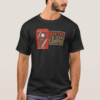 私が行くものキャンピングキャンパー自然キャンプ Tシャツ
