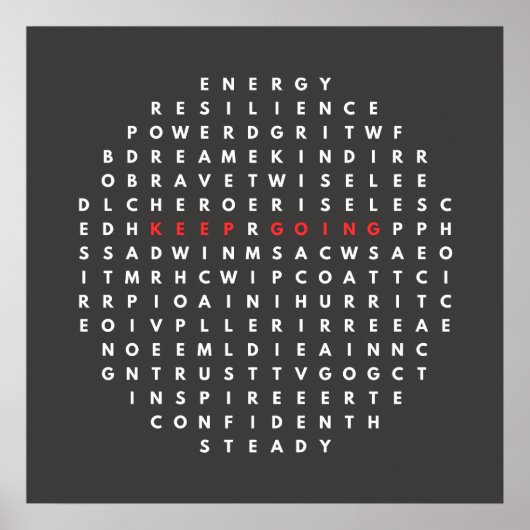 私が行く保言葉- Word Quest Circle ポスター (正面)