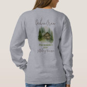 私が行く前にキャビン・クルー!週末のバチェロレッテ スウェットシャツ (裏面)