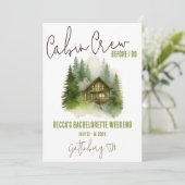 私が行く前にキャビン・クルー！週末のバチェロレッテ 招待状 (スタンド正面)