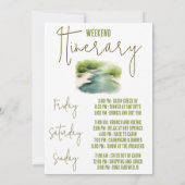 私が行く前にキャビン・クルー！週末のバチェロレッテ 招待状 (裏面)