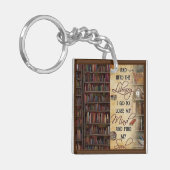 私が行く図書館 キーホルダー (正面左)