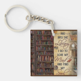 私が行く図書館 キーホルダー