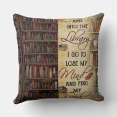 私が行く図書館 クッション (裏面)