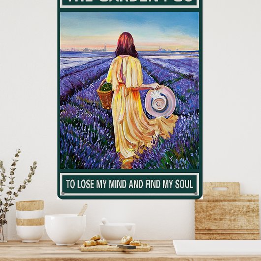 私が行く庭 ポスター (キッチン)