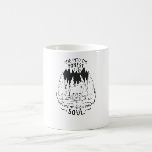 私が行く森に コーヒーマグカップ (中央)