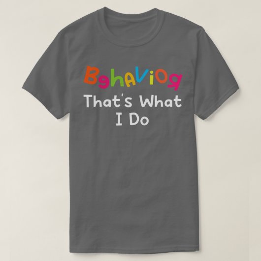 私が行った行動 Tシャツ (デザイン正面)