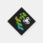 私が行っているのはスピンフィジェット編集ボックス スタンダードカクテルナプキン (角)