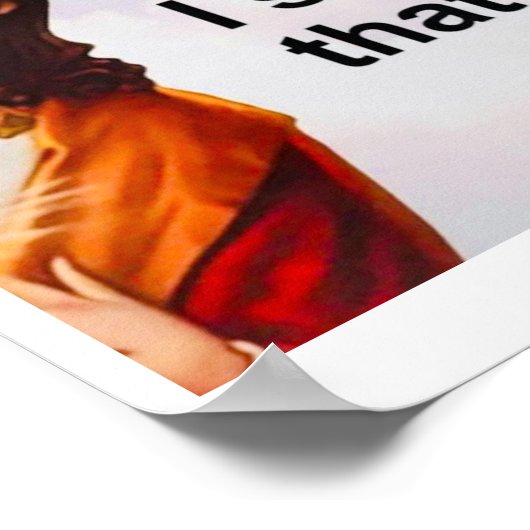 私が見たイエス・キリストあのポスタープリントアート ポスター (角)