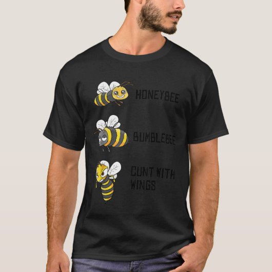 私が見た蜂の飼育員またはビークを知っている Tシャツ (正面)