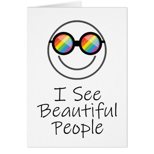 私が見る美しい人レインボーレンズプライド月 (正面)