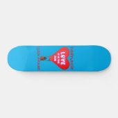 私が見る限り愛は空中にあるのまわりに スケートボード (横)