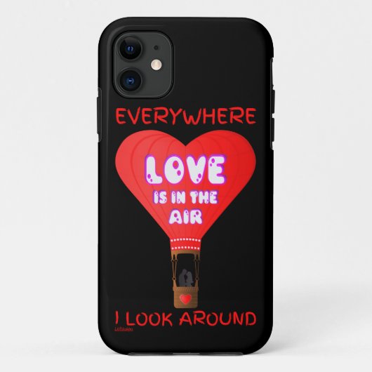 私が見る限り愛は空中にあるのまわりに Case-Mate iPhoneケース (裏面)