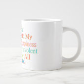 私が言うこ食べと ジャンボコーヒーマグカップ (右)