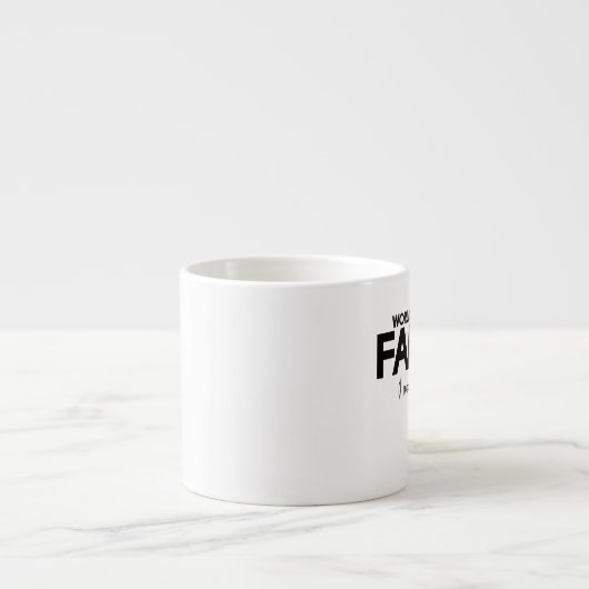 私が言う世界で最もファーターは父 エスプレッソカップ (正面)