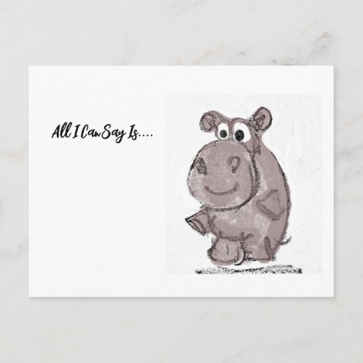 私が言えるのは ポストカード (正面)